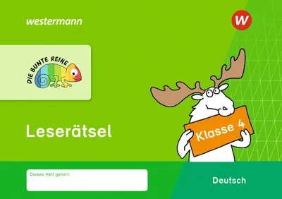 Produktbild von DIE BUNTE REIHE - Deutsch. Leserätsel Klasse 4