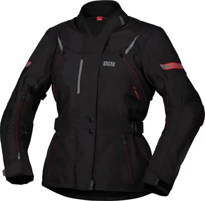 Zdjęcie produktu dla kurtka damska iXS Tour Liz-ST czarno-czerwona D2XL