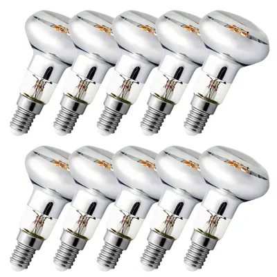 Obrázek produktu pro 10× LED světelné zdroje FILAMENT E14 R50 4W teplá bílá