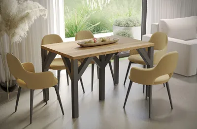 Zdjęcie produktu dla Stół rozkładany DUNAJ 130(295)x90 dąb wotan