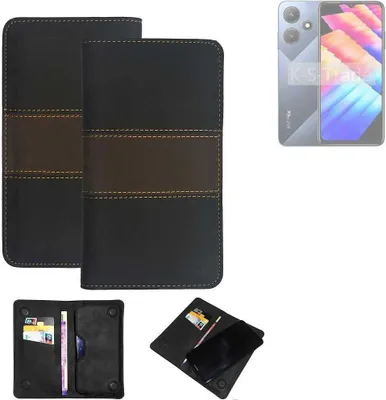 Produktbild von K-S-Trade Hülle Handyhülle kompatibel mit Infinix Hot 30i X669C Schutzhülle Walletcase Bookstyle Tasche Schutz Case Handytasche Wallet Cover