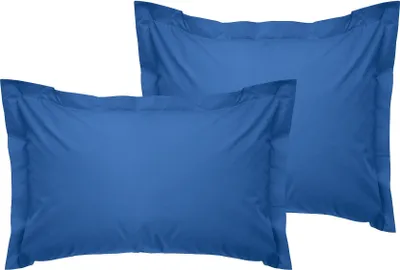 Produktbild von L'Essentiel Linge de Maison, Tonne Bleue - 74, Oxford-Kissenbezug-Set (2 Stück) (FR), 100 % BAUMWOLLE RANFORCE, Blau,  60 x 60+5 cm