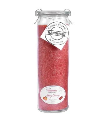 Produktbild von Big-Jumbo Kerze von Candle Factory im Glas mit Duft in tollen Farben : Spicy Orange Mit Duft Big-Jumbo: Spicy Orange