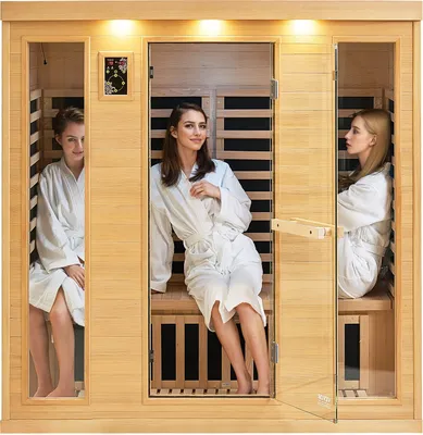 Produktbild von Infrarotkabine Infrarotsauna Wärmekabine Saunakabine 3-4 Personen 2580 W