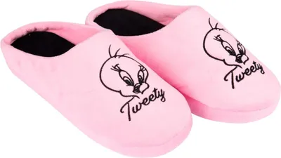Obrázok produktu pre United Labels Papuče Looney Tunes pre ženy Papuče Tweety Design Papuče Papuče Ružové 37/38