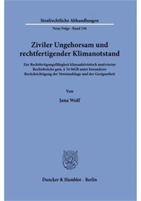Obrázek produktu pro Ziviler Ungehorsam und rechtfertigender Klimanotstand