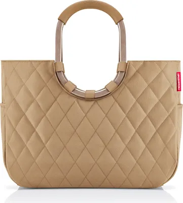 Obrázek produktu pro Reisenthel loopshopper L, Kabelka, Hnědá, Hliník, Vzorovaný, Tečkovaný, 25 l