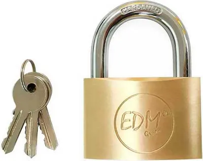 Immagine prodotto di Serratura a chiave in ottone EDM ad arco normale (40 x 23 mm)