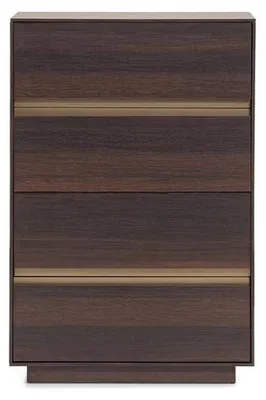 Immagine prodotto di Cassettiera in legno di colore marrone Elegante e senza tempo