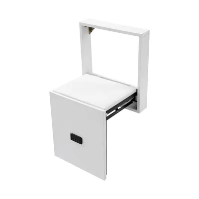 Produktbild von Faltbarer Wandhocker, Schuhwechselhocker, Ultradünner Klappstuhl, Hocker zum Schuhwechsel