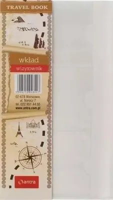 Obrázek produktu pro Vložka – Podróżnik – obálka na vizitky – Antra