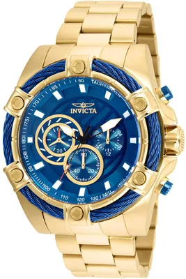 Immagine prodotto di Invicta Bolt 25516 Orologio da Uomo - Movimento al Quarzo - Acciaio Inossidabile con Quadrante Blu - 52 mm