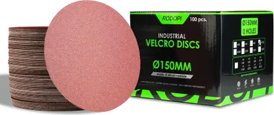 Produktbild von RODOPI 100x Industrie Schleifscheiben Schleifen Ø150mm ungelocht 320 Körnungen