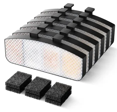 Image de Fontaines d'eau pour animaux de compagnie, en plastique, lot de 6, pour chiens et chats