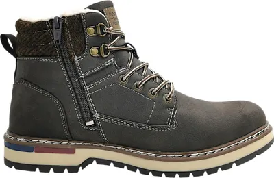 Image de Dockers par Gerli : chaussures pour hommes, bottes, doublure chaude, bottes marron, style décontracté