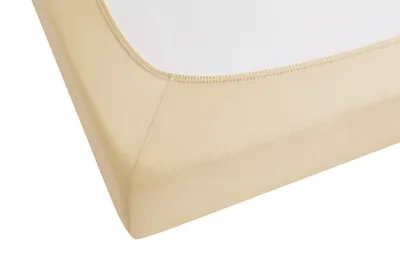 Produktbild von biberna Jersey-Spannbetttuch 0077155 color: kitt, size: 1x 140x200 cm - 160x200 cm