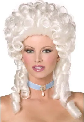 Obrázek produktu pro Smiffys BAROCK PERUECKE WHITE BÍLÁ BÍLÁ