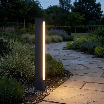 Produktbild von Lucande LED-Wegeleuchte Celiora, 80 cm, anthrazit, 3.000 K