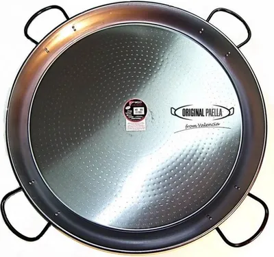 Immagine prodotto di Piatto per paella in acciaio lucido da 80 cm per 40 persone Vaello campos 0180