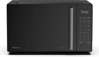 Produktbild von Hisense Mikrowelle, 23 l, 900 W, Inverter, Touch control, Schwarz, Arbeitsplatte, Solo-Mikrowelle, 23 l, 900 W, Eingebautes Display, Tasten