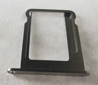 Produktbild von Ersatz SIM-Kartenhalter für Micro-SIM-Karte passend für Apple iPhone 4 in Silber