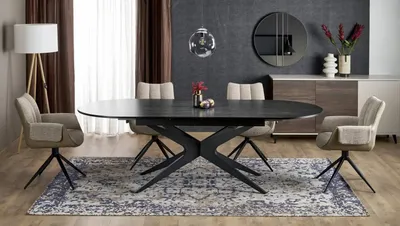 Obrázek produktu pro Skládací stůl SANDRO 180(240)x100 černý