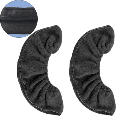 Produktbild von 2 Paar Kufenschoner für Schlittschuhe – Schlittschuh Schoner & Kufenschutz für Eiskunstlauf & Eishockey, Universalgröße, Schwarz/Pink