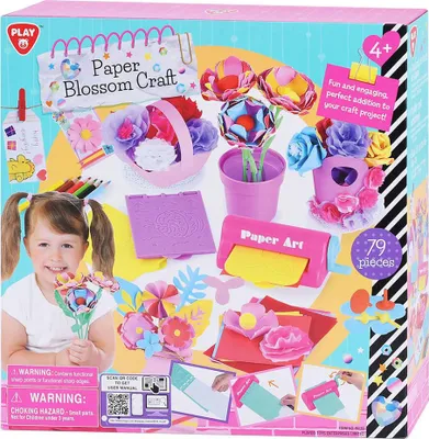 Immagine prodotto di Set di fiori di carta da gioco - giocattolo creativo 79 pezzi