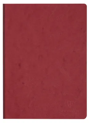 Image de AGE-BAG Carnet de notes DIN A4/96fl. quadrillé ; Rouge cerise