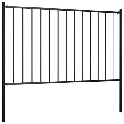 Obrázek produktu pro vidaXL Plotový panel se sloupky Práškově lakovaná ocel 1,7 x 1 m