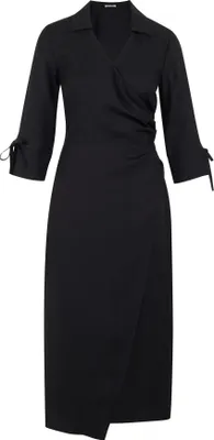 Produktbild von Orsay Schwarzes Wickelkleid für Damen 1000289660000__34