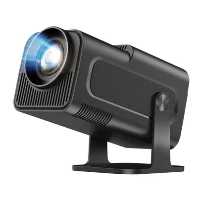 Image de Mini-projecteur 4K, Full HD 1280 × 720p, WiFi 6 et Bluetooth 5.0, correction trapézoïdale verticale automatique, projecteur 4K pour home cinéma, projecteur vidéo portable