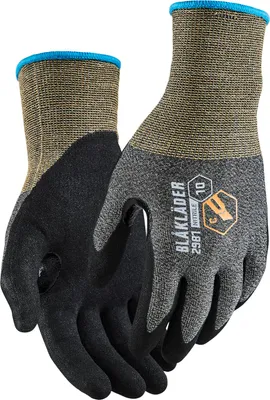 Produktbild von Blakläder Schnittschutz Handschuh C Nitril-getaucht 2981, Farbe:Schwarz, Größe:9