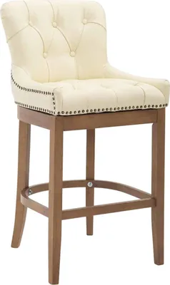 Produktbild von Barhocker Lakewood Echtleder, Antik-hell creme