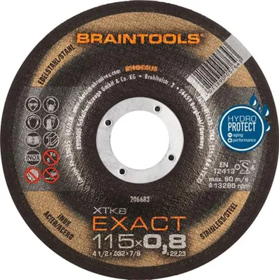 Produktbild von RHODIUS Trennscheibe XTK8 EXACT 115 x 0,8mm gekröpft