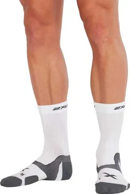 Produktbild von 2xu Vectr Cushion Crew-socken Weiß EU 38-41 1/2 Herren,Damen Weiß EU 38-41 1/2