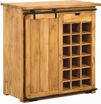 Produktbild von Casa Padrino Luxus Landhausstil Weinschrank 100 x H. 140 cm - Verschiedene Farben