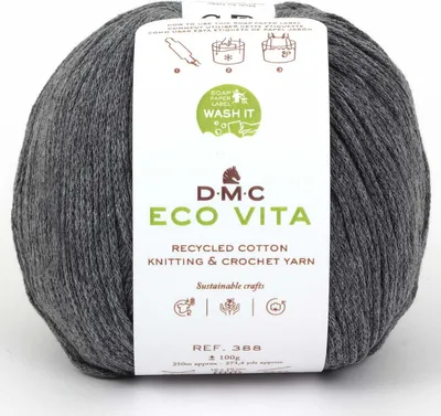 Produktbild von DMC Eco Vita, Handwerk, Grau, Baumwolle, 250 m, Baumwolle, 100%, 4 - 5