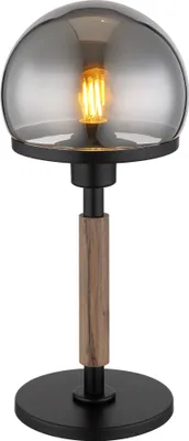 Produktbild von Globo Lighting Tischleuchte Metall schwarz matt, 1x E27