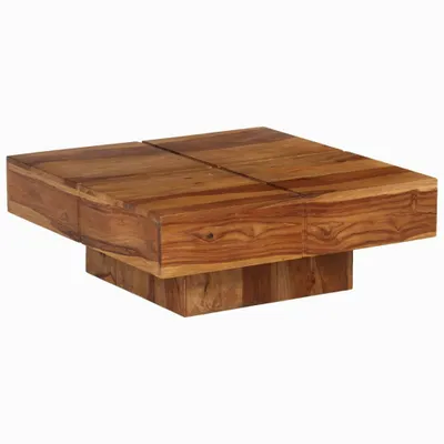 Produktbild von Couchtisch 80x80x30 cm Massivholz Akazie