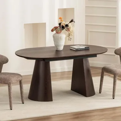 Produktbild von Milton & Oldbrook Ausziehbare Esstisch 160-200 cm Furnas Walnussfurnier