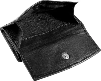 Produktbild von Excellanc Mini Geldbörse aus Echtleder. Format 9 x 6 cm.