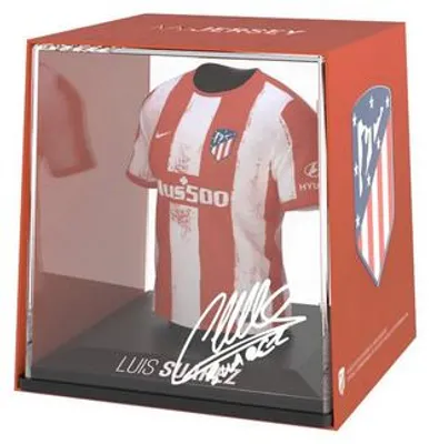 Immagine prodotto di Maglia ufficiale Atlético Madrid, stagione 21/22, modello casa, con nome "Suarez"