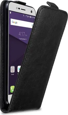 Produktbild von Cadorabo Hülle für ZTE Blade V8 MINI Schutz Hülle in Schwarz Flip Etui Handyhülle Case Cover