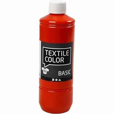 Produktbild von Creativ Company Textilfarbe Orange - halbdeckende Stofffarbe 500ml