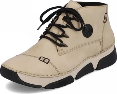 Produktbild von Rieker Damen Stiefelette sportlich High Top Sneaker 45902, Größe:38 EU, Farbe:Beige