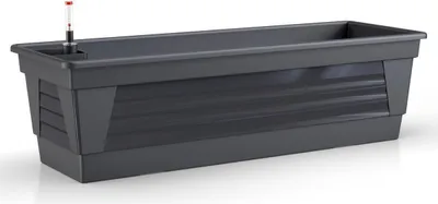 Produktbild von plastard-gmbh, Geländerkasten, Kunststoff, Anthrazit, 80x21x17 cm, mit Hydroeinsatz