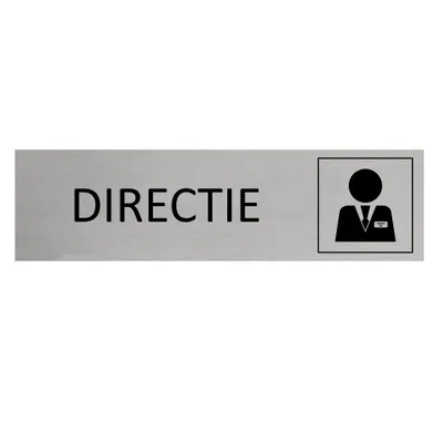 Produktbild von CombiCraft Aluminium Türschild mit Directie 165x45mm