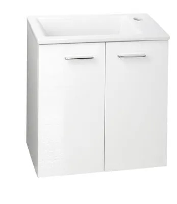 Zdjęcie produktu dla Szafka dolna ZOJA 49x50x24,6 cm, 2 drzwi, biała