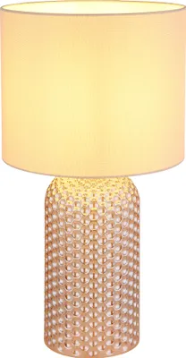 Produktbild von Globo Lighting Tischleuchte Glas champagnerfarben, 1x E27